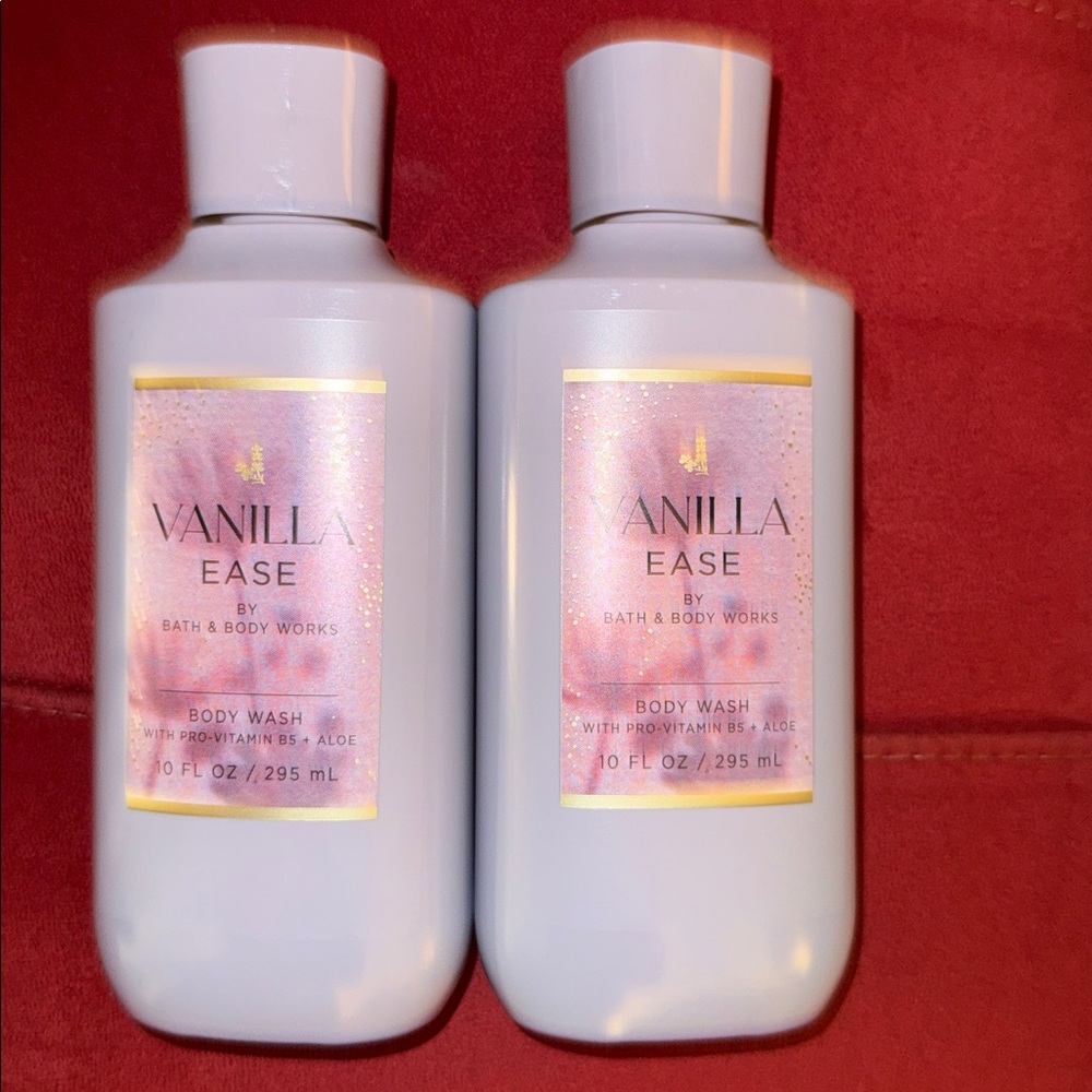 BBW 2pc  Vanilla Ease body wash